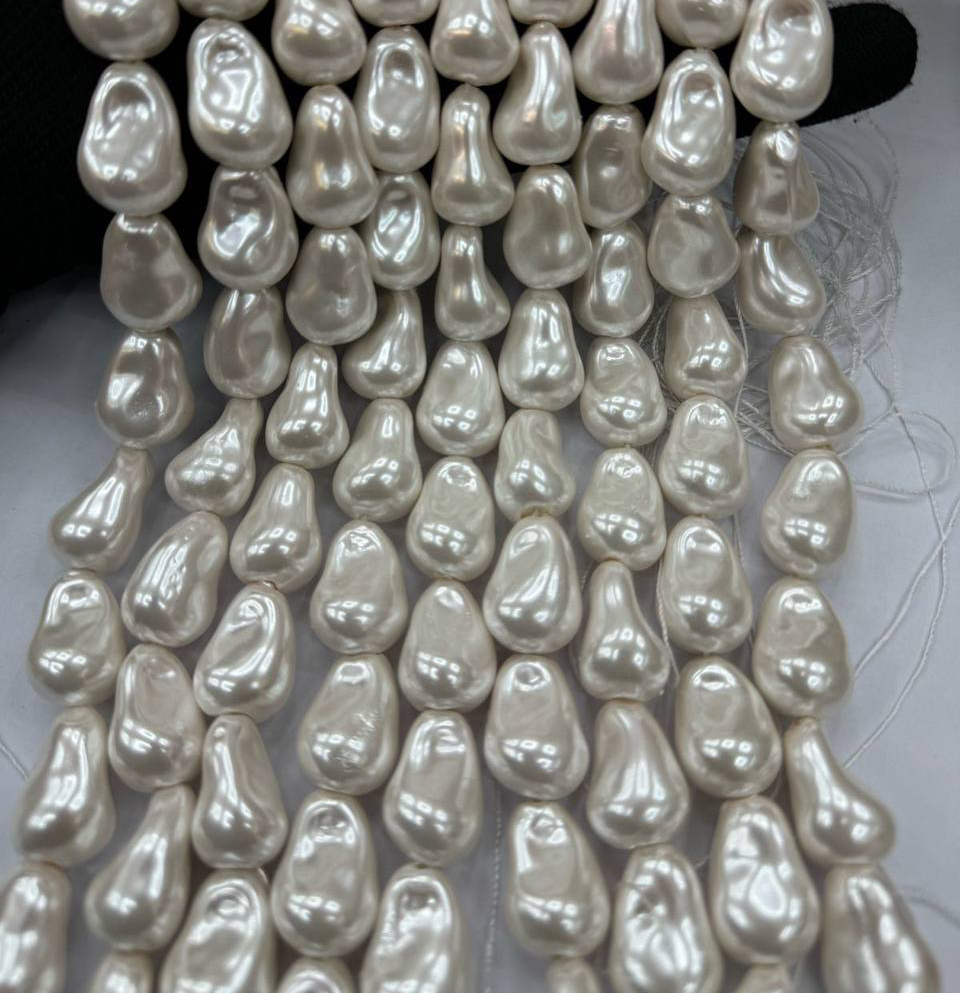 Майорка (Swarovski) в форме барочного жемчуга качество Люкс размер 15*12мм