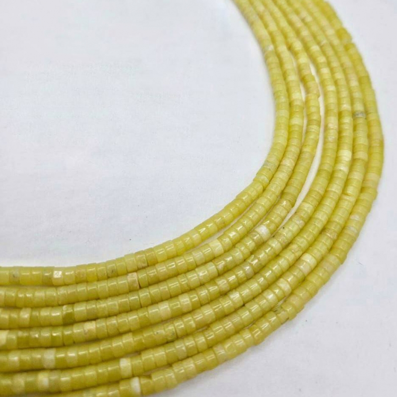 Бусины Халцедон размер 4*2мм натуральный камень